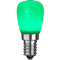 LED lampa E14 | ST26 | utomhus | grön | 0.9W